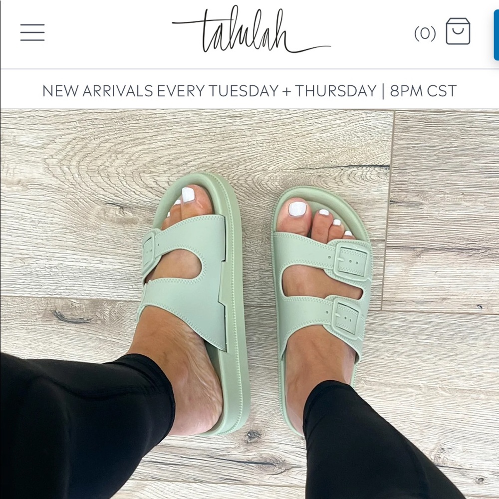 Talulah Oakley Double Buckle Slides